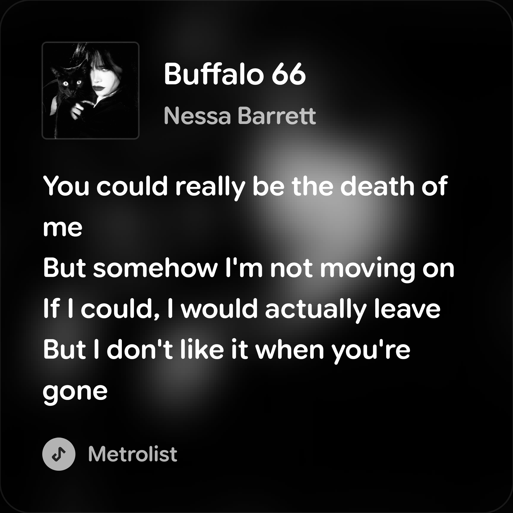 Lyrics sharing interface